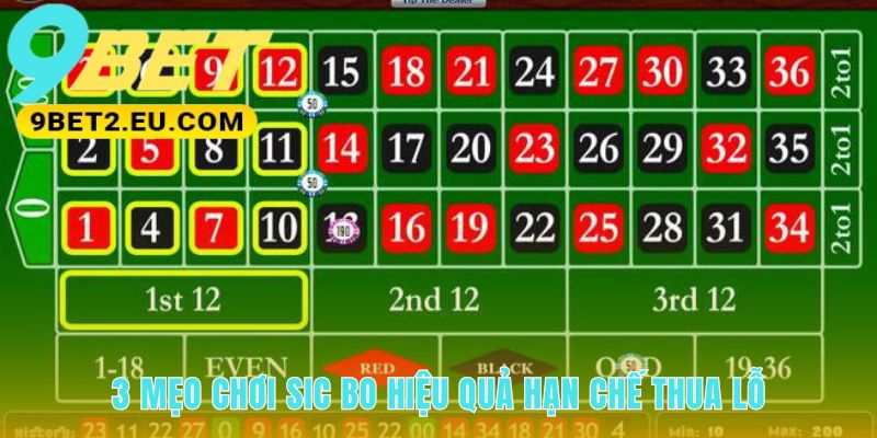 Quản lý vốn và tâm lý là mẹo chơi Sic Bo bền vững