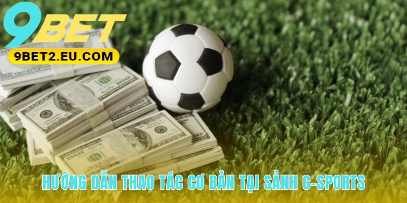 Hướng dẫn thao tác đơn giản trên giao diện C-Sports trực quan